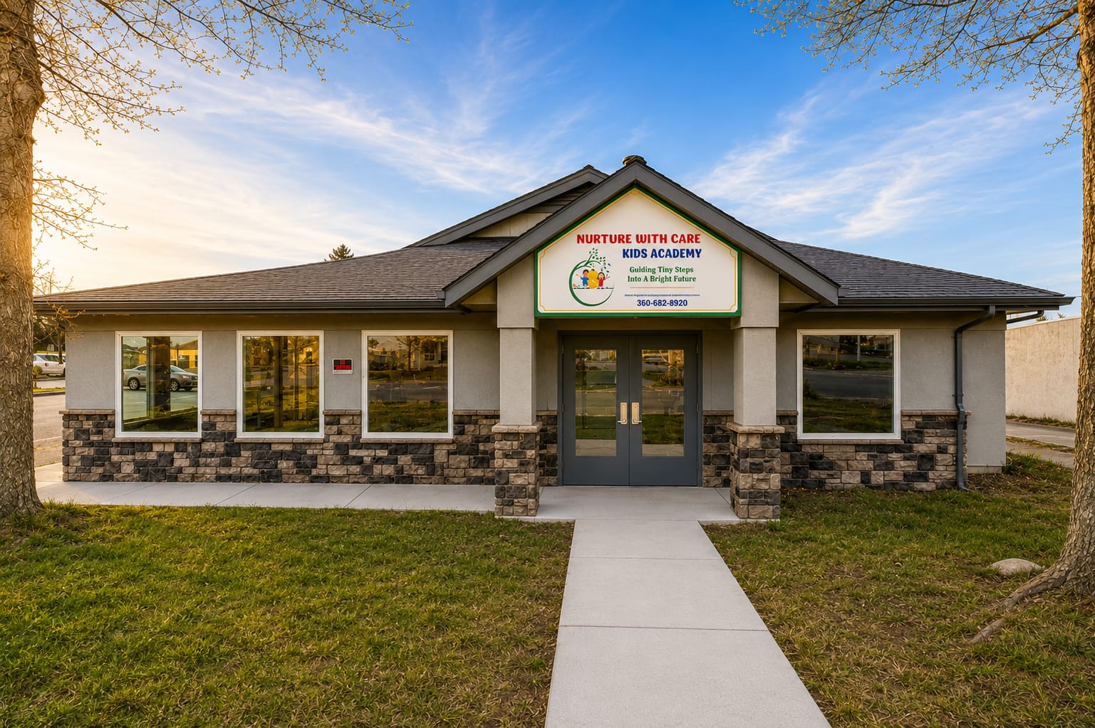 Front entrance of our new Midway Blvd location
